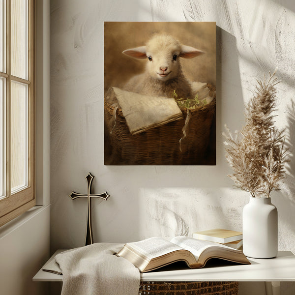 Easter Lamb [Oil Painting]