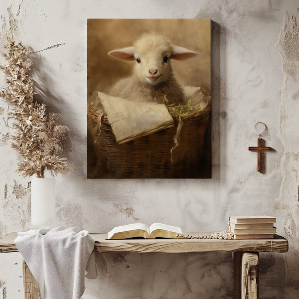 Easter Lamb [Oil Painting]