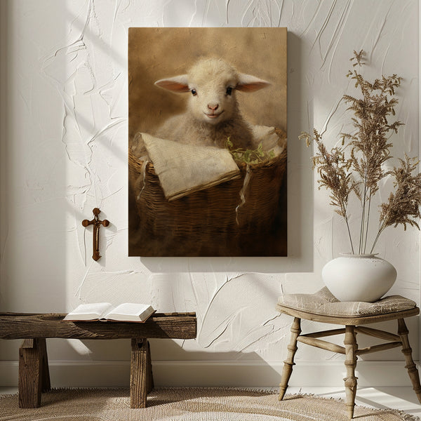 Easter Lamb [Oil Painting]