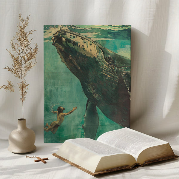 Jonah and The Whale [Oil painting]