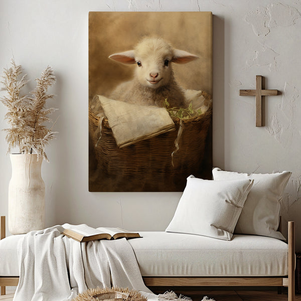 Easter Lamb [Oil Painting]