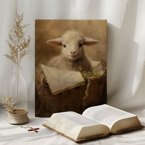 Easter Lamb [Oil Painting]